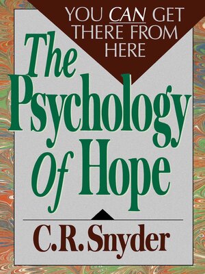 cover image of Psychology of Hope